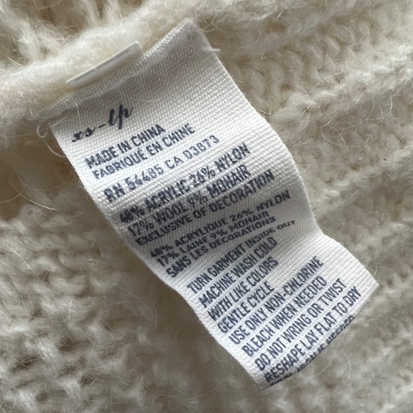 American Eagle Cream Sweater Knit Top - Picture 5 of 5